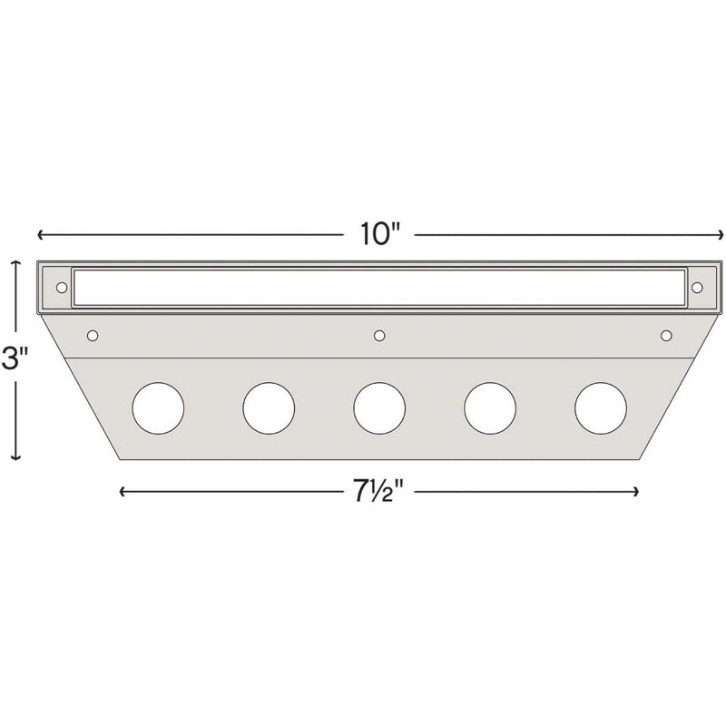 Nuvi Low Voltage Hardwired Deck Light, Bronze