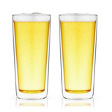 True Double Walled Pint Glasses, Set Of 2, 16 Oz, True