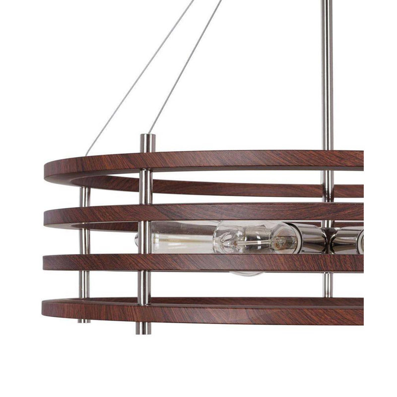 Luminaire suspendu 6 lumières Manelyk