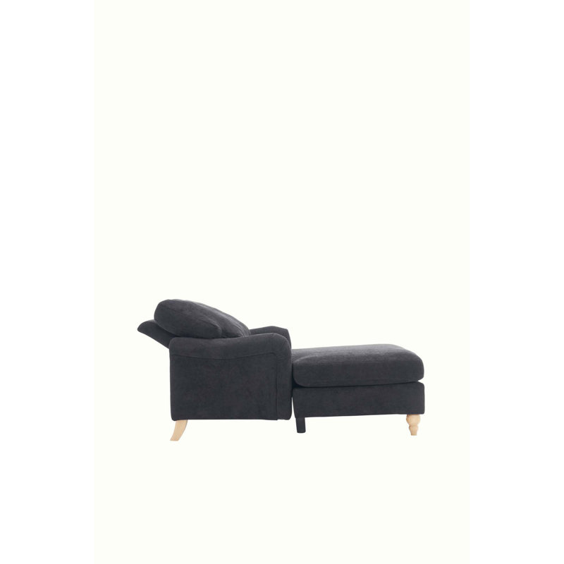 Chaise longue d'intérieur, Noir
