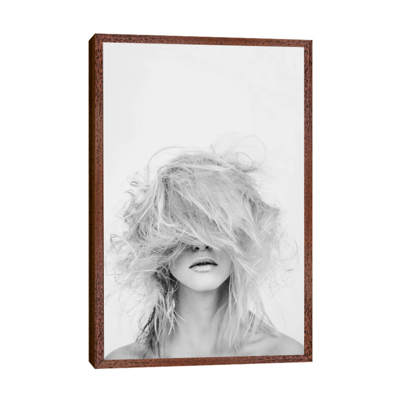Makeover - Print on Canvas, 66.04cm H x 45.72cm W x 3.81cm D, Classic Brown Wood Framed