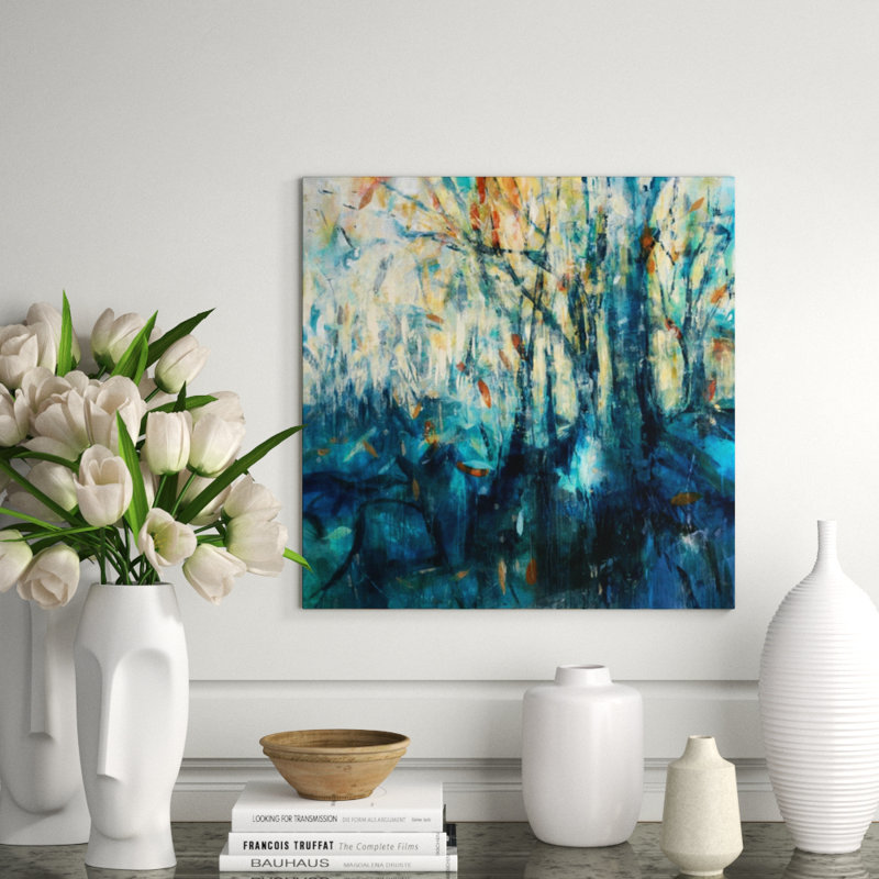 Avatar Forest Print by Jodi Maas, Image Brush Gel, 47" H x 47" W