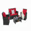 Ensemble de mobilier d'extérieur 4 pièces 4 pièces-1095721024