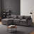 105" Modular L-Shape Sectional with Ottoman, Soft Chenille Fabric, 3-Seat-1438868625