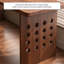 Bureau simple en bois massif brun-noisette Simple-105170017