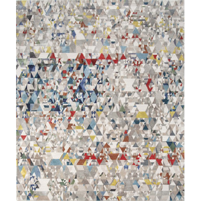 Contemporary One-of-a-Kind Rectangle 8'1" X 10' Wool Area Rug