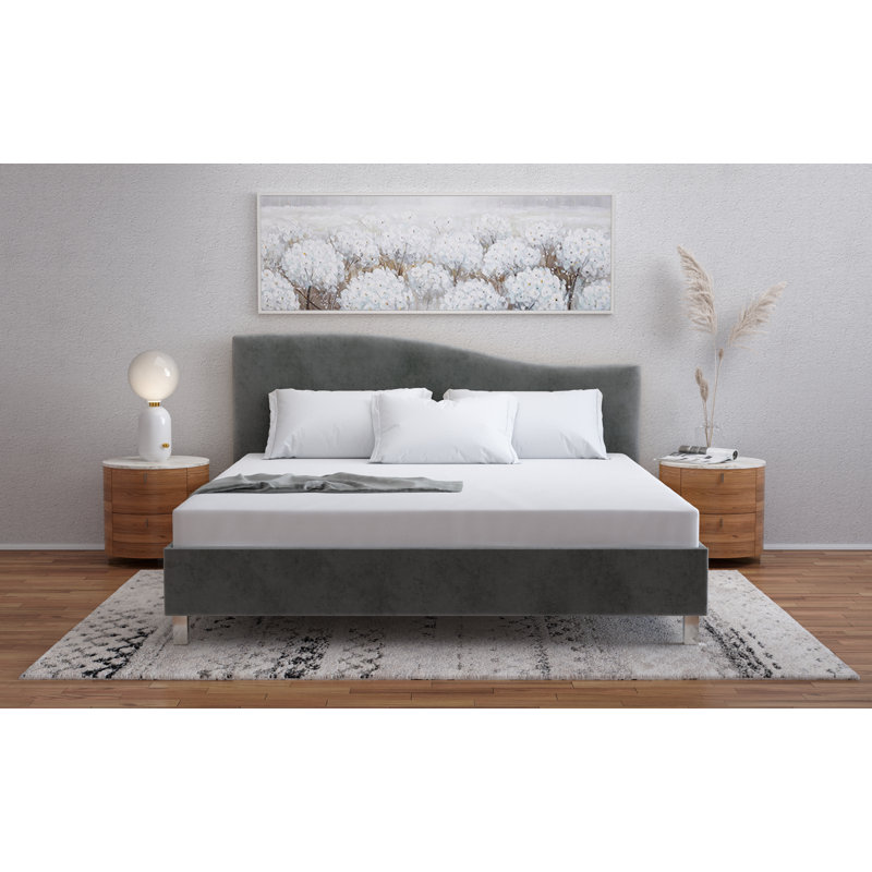 Bett Hamazasb, 160 x 200cm, Grey