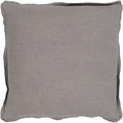 Solid 100% Linen Throw Pillow