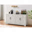 Meuble télé mural multifonctionnel, 1 meuble télé et 2 buffets pour le salon
