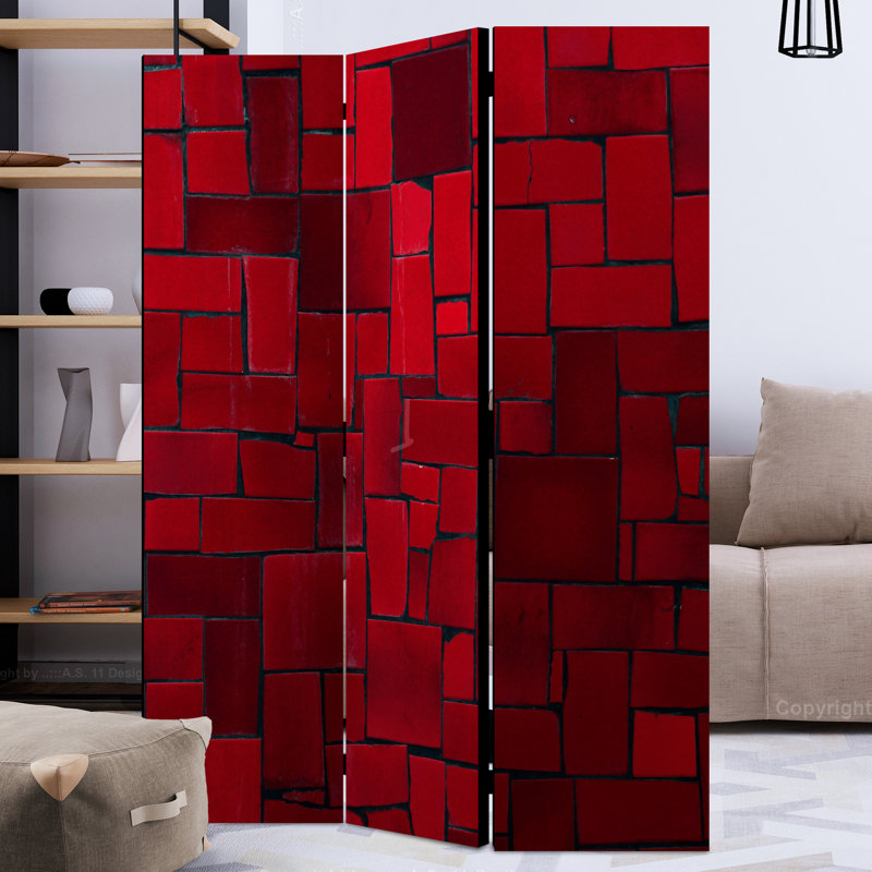 Spencer 172cm H Folding Room Divider, 3