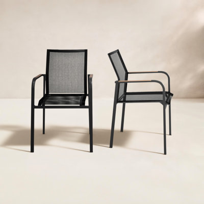 Arteta Outdoor Stacking Dining Armchair