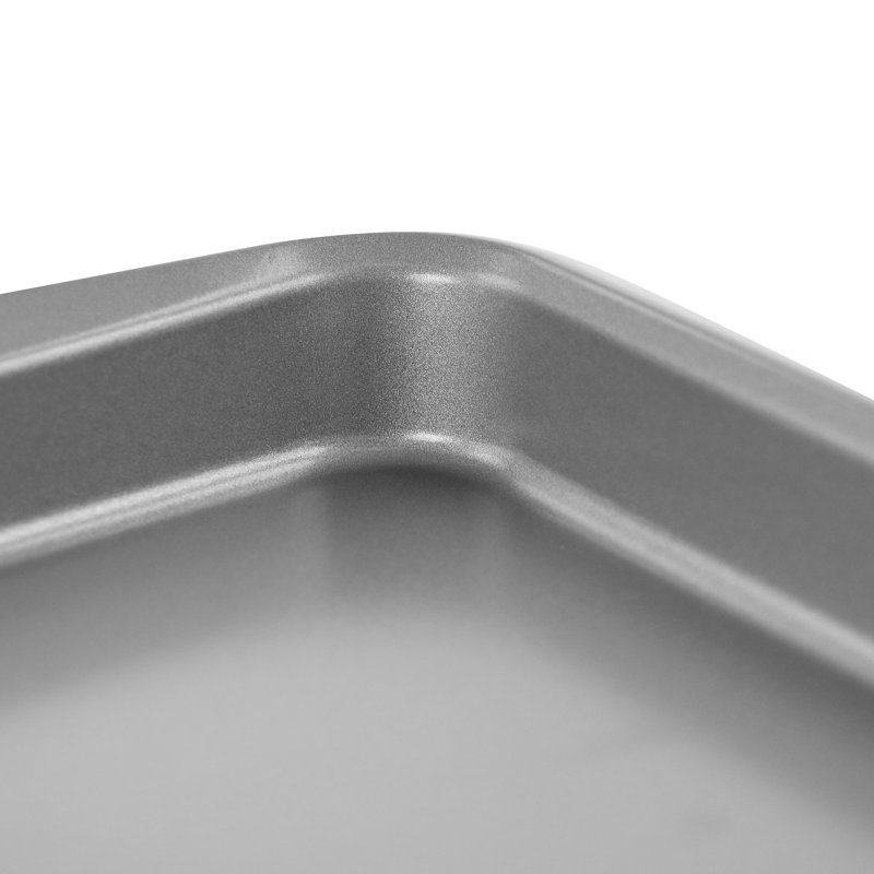 Medium Gray Non-Stick Carbon Steel Cookie Sheet, 17.5in