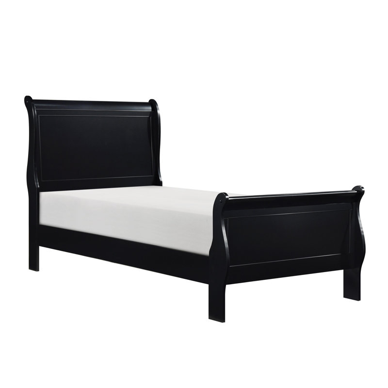 Lit-bateau Chasyn, Simple, Noir