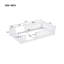 Lit plateforme en bois avec garde-corps, blanc-1666087167