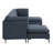 Ashiyah Upholstered L-Shaped Sectional Reversible-297490057