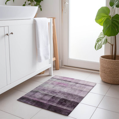 Tapis intérieur / extérieur Adelyn avec envers antidérapant