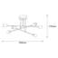 Abby 6-Light Sputnik Chandelier-1716501526