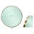 Jialin Round Mirror, Emerald Green-365158713