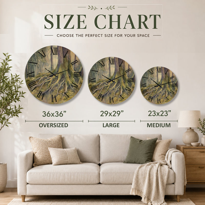 Horloge murale Nature, Medium