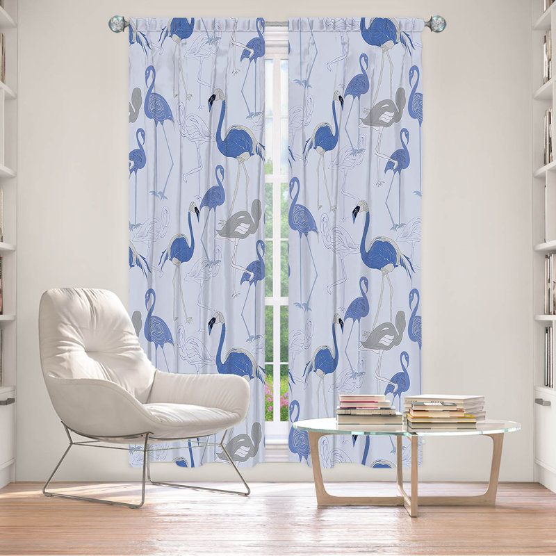 Paire de rideaux obscurcissant en polyester Wogina, L 20 po x L 82 po