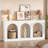 70.9" White Console Table, Wood Entryway Table with Storage