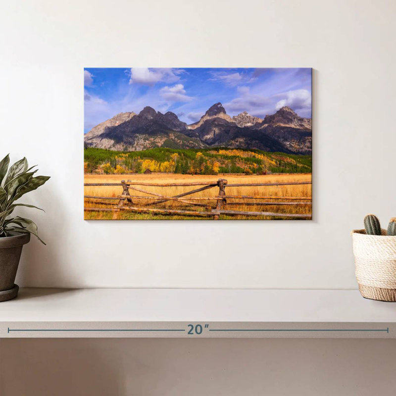 Paysage Alvord Grand Teton, H 8 po x l 12 po