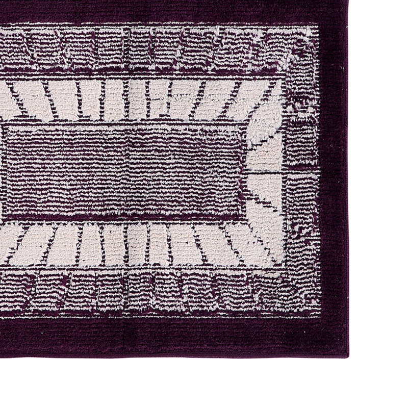 Tapis de cuisine antidérapant Morentz, Rectangle 18 po x 30 po, Bourgogne