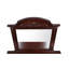Miroir Lyndon, cerise