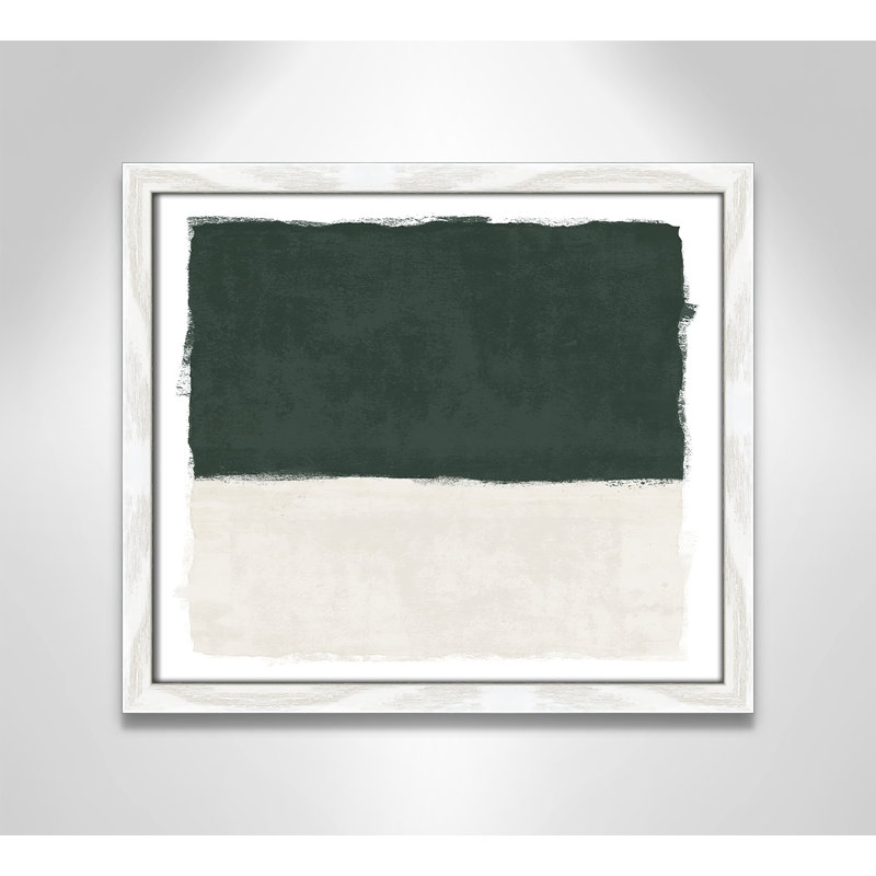 Primal Forest I - Landscape Version Print par Natalie Carpentieri, 15'' W x 13'' H, Impression encadrée, White Woodgrain