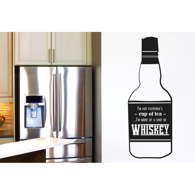 Food & Beverage Wall Decal, Black
