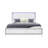 ALMERA GLITTER WHITE KING BED-114236336