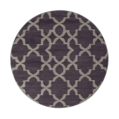 Tapis mauve intérieur et extérieur Trellis