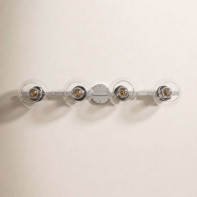 Nathalie 2 Light Glass Dimmable Armed Sconce