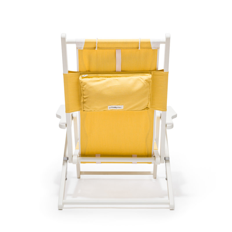  Chaise de plage pliante, Jaune