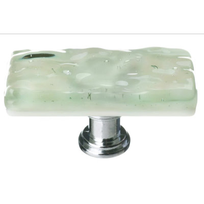 Glacier 2" Skinny Spruce Green Long Glass Cabinet Hardware Knob