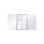 Armoire à pharmacie à miroir pour salle de bain encastrée ou à fixation murale en aluminium l 64 po x H 36 po et tablettes ouvertes -438452691-438452688