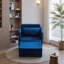 Canapé-lit pour adulte, canapé-lit convertible 3-en-1, table-plateau pliante pratique avec ports de chargement USB et Type-C pour le salon
