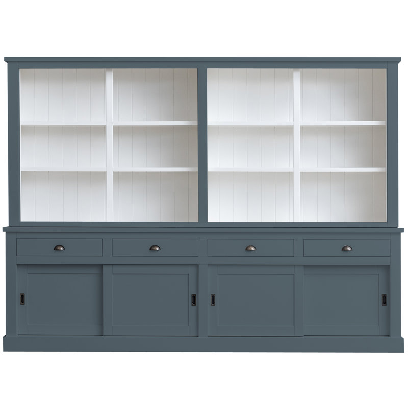 Byers Display Cabinet, Blue Grey