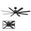 Renegade 8 - Blade Outdoor Integrated LED Smart Standard Ceiling Fan with Remote Control and Light Kit Included-48482677-48482676-48482674