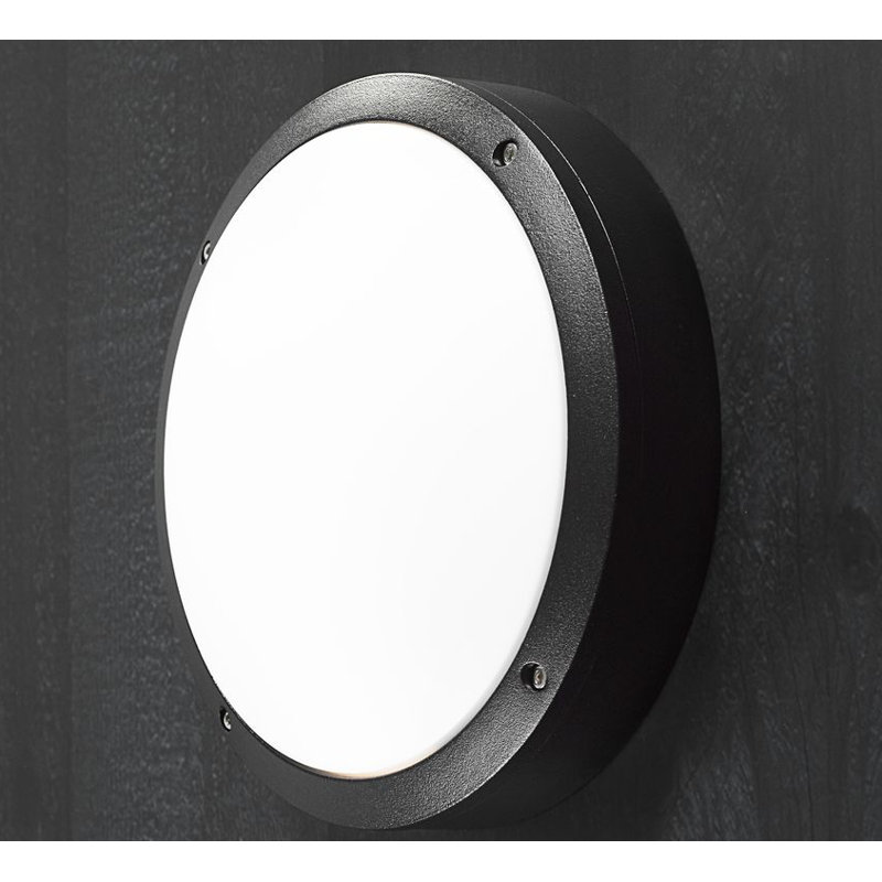 Desi Flush Mounted Sconce, Black