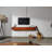 94-Inch Fully Assembled Wall-Mounted Floating Tv Stand, Natural Walnut, For Tvs Up To 100''-915305647