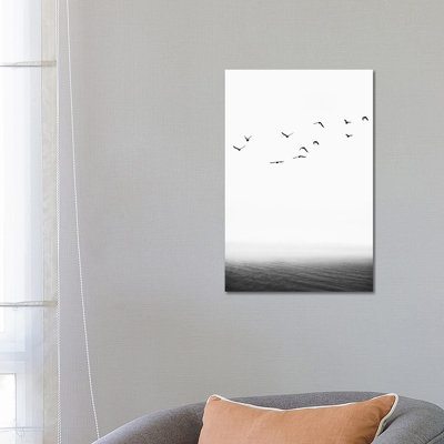 The Seaside by Kubistika - Wrapped Canvas Print