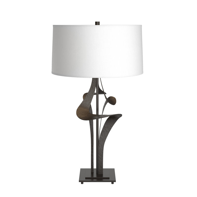 Antasia 27.4" Table Lamp, Flax, Oil Rubbed Bronze