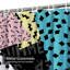 Rideau de douche imperméable à motif géométrique abstrait avec 12 crochets-2060684492