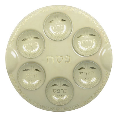 Glass Seder Plates And Sets