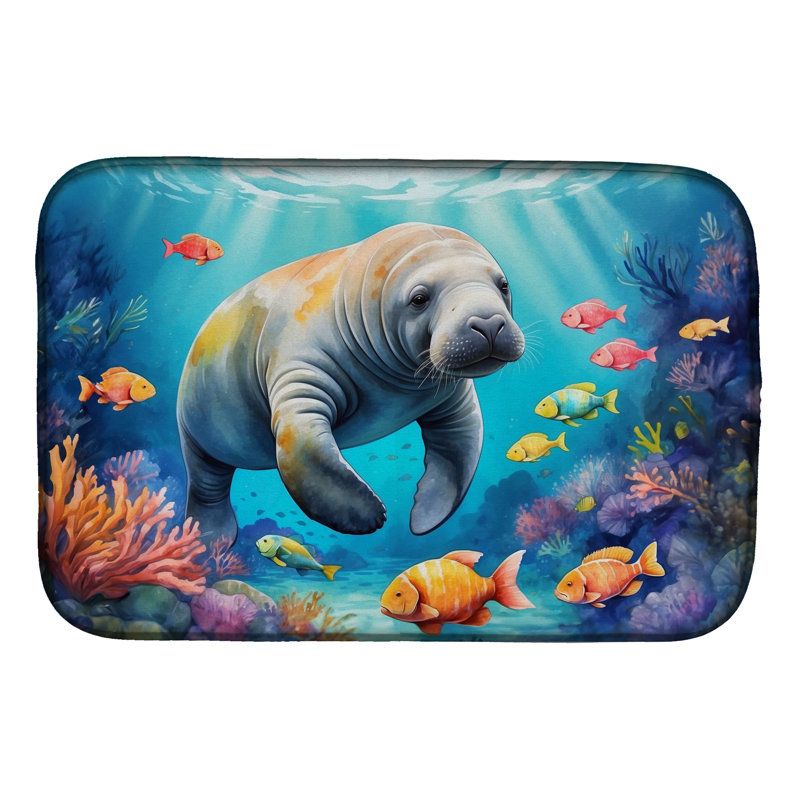Tapis de vaisselle Summer Manatee