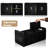 Car Trunk Organizer For SUV, Car Storage Organizer Collapsible Multi Compartment Container Box, Adjustable Car Accessories, Large Black