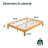 Aristia Solid Wood Platform Bed-562760075
