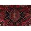 Grand tapis traditionnel en laine rouge 10x13
