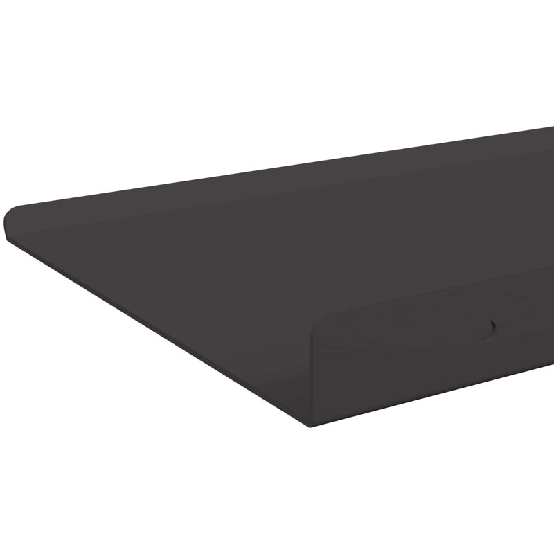 Steel Floating Shelf, Black